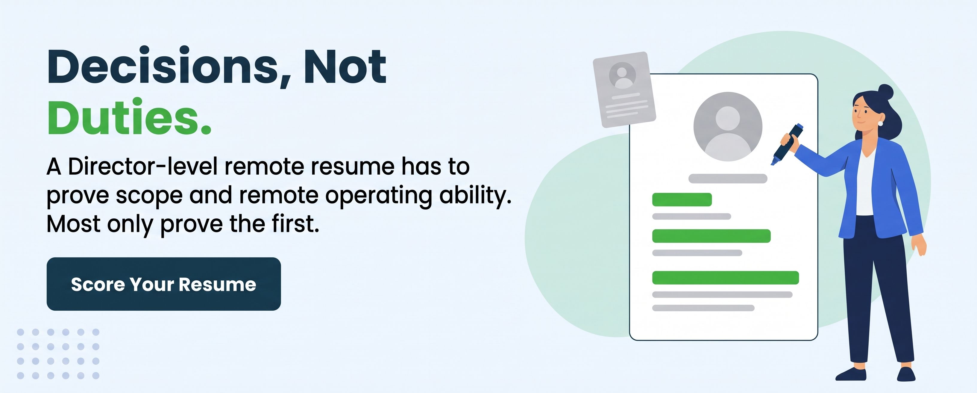 How to Tailor Your Resume for Director Level Remote