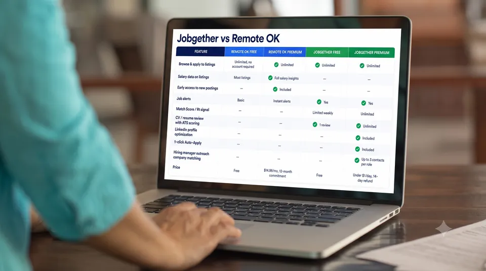 Jobgether vs Remote OK: Which One Actually Works for a Senior Remote Job Search?